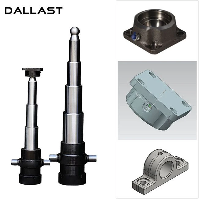 سیلندر هیدرولیک استاندارد Flange Mount Trailer